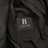 B Yohji Yamamoto Broad Long Shirt ブロードロングシャツ レースアップワンピース 20SS ブラック ビーヨウジヤマモト【中古】4-1219M♪