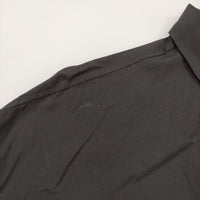 B Yohji Yamamoto Broad Long Shirt ブロードロングシャツ レースアップワンピース 20SS ブラック ビーヨウジヤマモト【中古】4-1219M♪