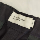 STILL BY HAND 強撚ポリエステルタックイージースラックス 定価18700円 PT06241 パンツ 24SS ネイビー メンズ スティルバイハンド【中古】5-0111M∞