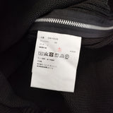 COMME des GARCONS HOMME DEUX エステル天竺 サイドジップ 定価49500円 AD2023 ニット 24SS ブラック コムデギャルソンオムドゥ【中古】4-1113M♪