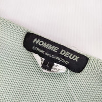 COMME des GARCONS HOMME DEUX ポリエステル DKN508 セーター ニット AD2022 ライトグリーン メンズ コムデギャルソンオムドゥ【中古】5-0111M∞