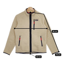 patagonia ボーイズレトロパイルジャケット XL/14 STY65411FA19 フリース ジャケット アイボリー レディース パタゴニア【中古】4-1110T♪