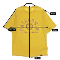 patagonia プリント STY45235SP22 半袖Ｔシャツ カットソー 2022年 イエロー レディース パタゴニア【中古】5-0605S∞