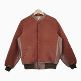 YOKE BROKEN AWARD JACKET YK23FW0543B サイズ1 定価94600円 ジャケット ブルゾン スタジャン 23AW ブラウン メンズ ヨーク【中古】4-1116A♪