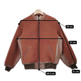 YOKE BROKEN AWARD JACKET YK23FW0543B サイズ1 定価94600円 ジャケット ブルゾン スタジャン 23AW ブラウン メンズ ヨーク【中古】4-1116A♪