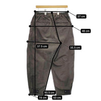 ESSAY P-3 NEW GORILLA 定価36300円 先染め  ES08P-03 ワイドデニム パンツ チャコールグレー メンズ エッセイ【中古】5-0104G∞