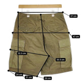 YARDAGE by RayLine & Co. ヤーデージ YA1701-PT04 カーゴ ショートパンツ ハーフパンツ ショーツ カーキ メンズ【中古】5-0519S∞
