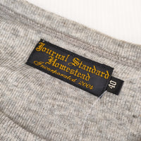 JOURNAL STANDARD HOMESTEAD コットンウール ニットカットソー Tシャツ グレー メンズ ジャーナルスタンダードホームステッド【中古】4-1207T♪