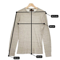 JOURNAL STANDARD HOMESTEAD コットンウール ニットカットソー Tシャツ グレー メンズ ジャーナルスタンダードホームステッド【中古】4-1207T♪