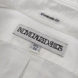 INDIVIDUALIZED SHIRTS BDシャツ USA製 スタンダードフィット 長袖シャツ オフホワイト メンズ インディビジュアライズドシャツ【中古】5-0118M∞