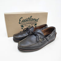 EASTLAND Yarmouth サイズUS9.5 モカシン デッキシューズ USA製 シューズ・靴 ブラック メンズ イーストランド【中古】4-1211G◎