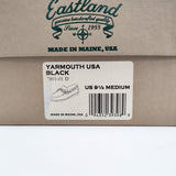 EASTLAND Yarmouth サイズUS9.5 モカシン デッキシューズ USA製 シューズ・靴 ブラック メンズ イーストランド【中古】4-1211G◎