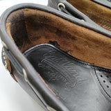 EASTLAND Yarmouth サイズUS9.5 モカシン デッキシューズ USA製 シューズ・靴 ブラック メンズ イーストランド【中古】4-1211G◎