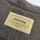 SEVEN BY SEVEN シルクリネン プルオーバー 加工 長袖シャツ 22SS ブラウン メンズ セブン バイ セブン【中古】5-0317M∞