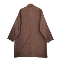 marka SHIRT COAT wool soft serge M20C-07SH01C サイズ1 定価35200円 コート ブラウン メンズ マーカ【中古】4-1207T♪