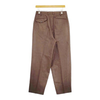 marka 2TUCK COCOON FIT wool soft serge M20C-07PT03C サイズ1 パンツ ブラウン メンズ マーカ【中古】4-1207T♪