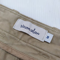 Steven Alan OXFORD 1PLEAT BAGGY TAPERED チノパンツ ベージュ メンズ スティーブンアラン【中古】5-0118G∞