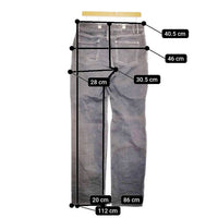 MAISON MARGIELA STEREOTYPE REGULAR JEANS ジーンズ デニムパンツ チャコールグレー メンズ メゾンマルジェラ【中古】5-0118G∞