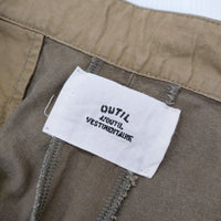 OUTIL PANTALON LIMOGES ミリタリー 硫化染め パンツ カーキ メンズ ウティ【中古】5-0118G∞