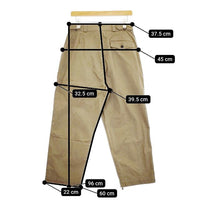 OUTIL PANTALON LIMOGES ミリタリー 硫化染め パンツ カーキ メンズ ウティ【中古】5-0118G∞