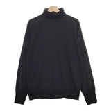 MAATEE & SONS ロングスリーブタートルネックT L/SLEEVE TURTLE NECＫ TEE カットソー ブラック メンズ マーティーアンドサンズ【中古】4-1126M♪