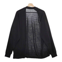 un/unbient UNCU22-2 HAORI Cardigan Wool Jersey サイズ2 羽織 定価33000円 カーディガン 24SS ブラック メンズ アン【中古】4-1126M♪