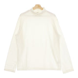 alvana CASHMERE TURTLENECK TEE SHIRTS カシミヤ混 タートルネック 長袖Ｔシャツ カットソー アイボリー メンズ アルヴァナ【中古】4-1207M♪