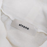 alvana CASHMERE TURTLENECK TEE SHIRTS カシミヤ混 タートルネック 長袖Ｔシャツ カットソー アイボリー メンズ アルヴァナ【中古】4-1207M♪