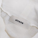 alvana CASHMERE TURTLENECK TEE SHIRTS カシミヤ混 タートルネック 長袖Ｔシャツ カットソー アイボリー メンズ アルヴァナ【中古】4-1207M♪