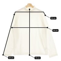 alvana CASHMERE TURTLENECK TEE SHIRTS カシミヤ混 タートルネック 長袖Ｔシャツ カットソー アイボリー メンズ アルヴァナ【中古】4-1207M♪