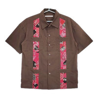 Children of the discordance BANDANA CUBA SHIRTS バンダナキューバシャツ 定価59400円 COTDSH-138  半袖シャツ ブラウン メンズ チルドレンオブザディスコーダンス【中古】5-0623S∞