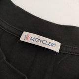 MONCLER スタッズロゴTシャツ H10918C00015 SS TSHIRT 半袖Ｔシャツ カットソー 22SS ブラック メンズ モンクレール【中古】5-0623S∞