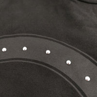 MONCLER スタッズロゴTシャツ H10918C00015 SS TSHIRT 半袖Ｔシャツ カットソー 22SS ブラック メンズ モンクレール【中古】5-0623S∞