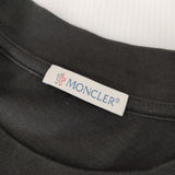 MONCLER ビッグロゴ H10918D00005 長袖Ｔシャツ カットソー ロンＴ 22SS ブラック メンズ モンクレール【中古】5-0202M∞