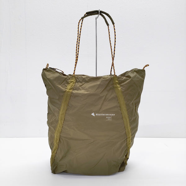 KLATTERMUSEN Gebo Bag 23L 定価15400円 トートバッグ カーキ メンズ クレッタルムーセン【中古】5-0407G◎
