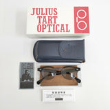 JULIUS TART OPTICAL ジュリアス タート オプティカル アーネル ウエリントン Ar 44-24 アイウェア 眼鏡 サングラス 101SB カラーレンズ サングラス ブラック グレー メンズ【中古】5-0108G◎