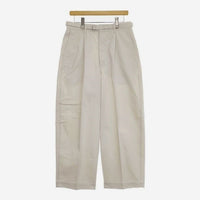 blurhms BELTED CHINOS 定価42900円 BHS23F024 チノパンツ 23AW キナリ オフホワイト メンズ ブラームス【中古】5-0202G∞