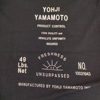 Yohji Yamamoto POUR HOMME/NEW ERA 1990S ARTWORK PRINT LONG SLEEVES 定価19800円 HX-T82-983 長袖Ｔシャツ カットソー ロンＴ ブラック メンズ ヨウジヤマモトプールオム/ニューエラ【中古】5-0125M∞