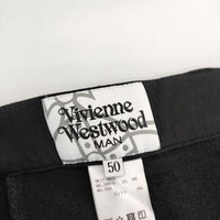 Vivienne Westwood MAN スウェット コットン サルエルパンツ ブラック メンズ ヴィヴィアンウエストウッドマン【中古】5-0125G∞