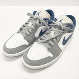 NIKE WMNS Air Jordan 1 Low Grey and Blue DC0774-042 27.5cm スニーカー グレー ブルー レディース ナイキ【中古】5-0109G◎