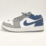 NIKE WMNS Air Jordan 1 Low Grey and Blue DC0774-042 27.5cm スニーカー グレー ブルー レディース ナイキ【中古】5-0109G◎