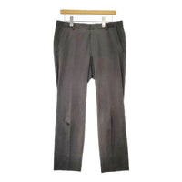 green label relaxing WORK TRIP OUTFITS MOTION SLIM ポリエステルスラックス パンツ チャコールグレー メンズ グリーンレーベルリラクシング【中古】5-0125M∞