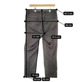 green label relaxing WORK TRIP OUTFITS MOTION SLIM ポリエステルスラックス パンツ チャコールグレー メンズ グリーンレーベルリラクシング【中古】5-0125M∞