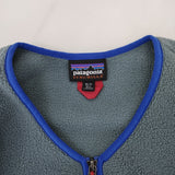 patagonia Synchilla Cardigan STY22975 サイズL フリース シンチラ カーディガン ブルーグレー メンズ パタゴニア【中古】4-1207T♪