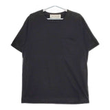 POLYPLOID Front Seam T-shirt 12-C-04 コットン 半袖Ｔシャツ カットソー ブラック メンズ ポリプロイド【中古】5-0519S∞
