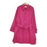 HERILL 新品 P/Silk Windybay Coat 23-020-HL-8000-1 サイズ2 定価110000円 ステンカラーコート ピンク メンズ ヘリル【中古】4-1214M♪