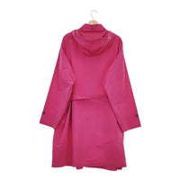 HERILL 新品 P/Silk Windybay Coat 23-020-HL-8000-1 サイズ2 定価110000円 ステンカラーコート ピンク メンズ ヘリル【中古】4-1214M♪