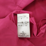 HERILL 新品 P/Silk Windybay Coat 23-020-HL-8000-1 サイズ2 定価110000円 ステンカラーコート ピンク メンズ ヘリル【中古】4-1214M♪