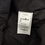 YOKE 新品 PADDED NYLON PULLOVER VEST YK24SS0633V サイズ2 定価38500円 中綿 ベスト 24SS ブラック メンズ ヨーク【中古】4-1214T♪