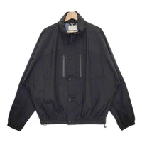 YOKE 新品 NYLON TRANING ZIP BLOUSON YK24SS0632B サイズ2 定価49500円 ナイロン ブルゾン ブラック メンズ ヨーク【中古】4-1214M♪